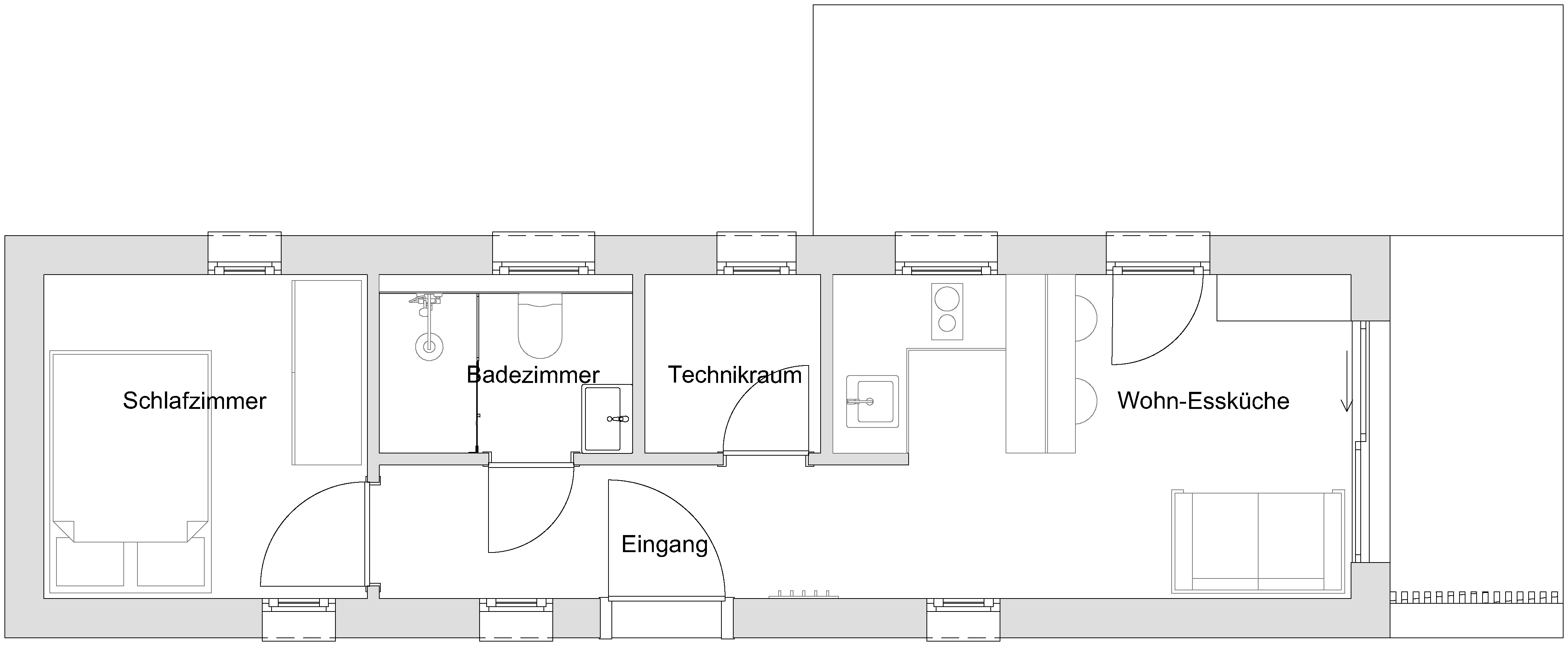 Grundriss 1 Typ I